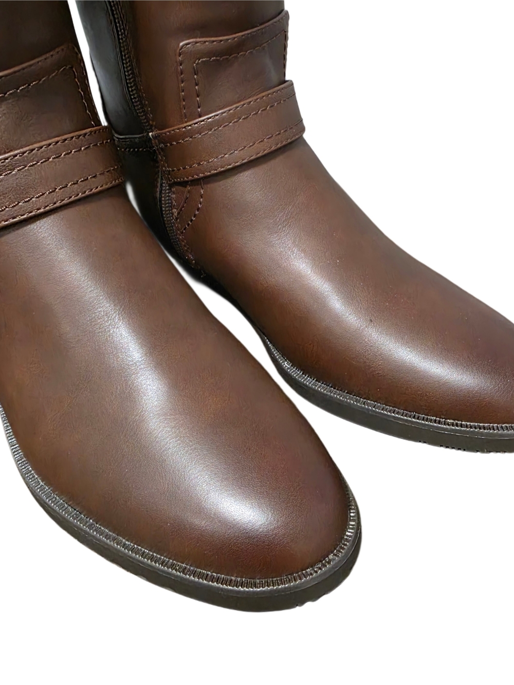 Naturalizer Tiernan Double Buckle Riding Boots NIB - Wide Calf - Picture 3 of 10